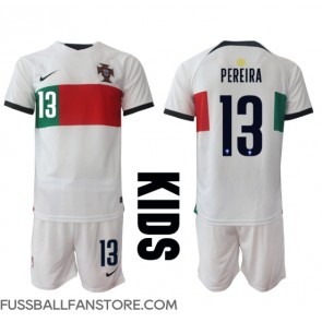 Portugal Danilo Pereira #13 Replik Auswärtstrikot Kinder WM 2022 Kurzarm (+ Kurze Hosen)